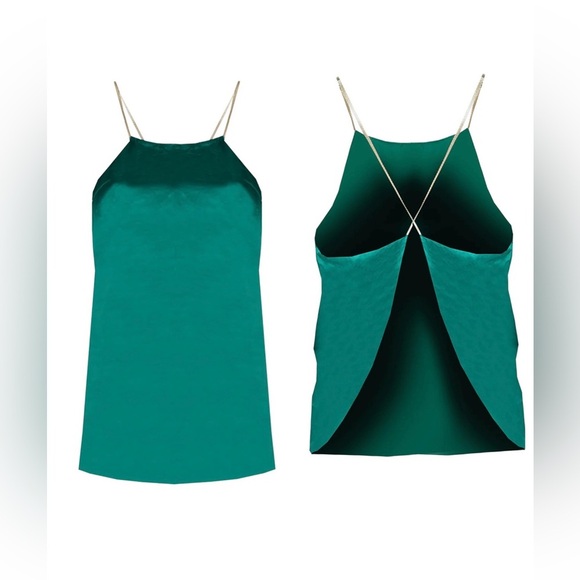 Marciano woman’s emerald green backless top medium - Picture 1 of 11